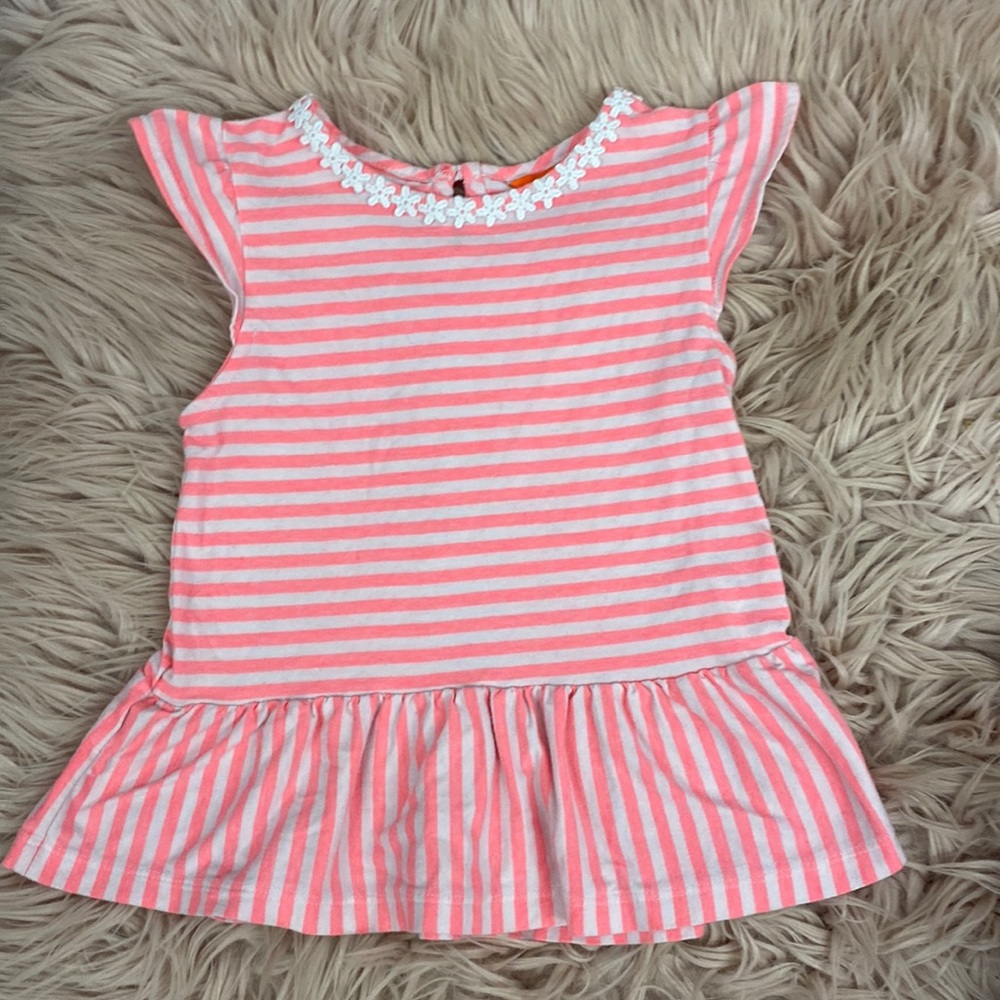 Striped Floral Tee